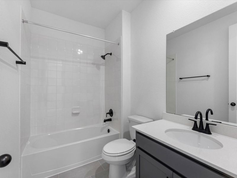 Furnished interior view inside a new home in Austin Point, Richmond (Image 11).