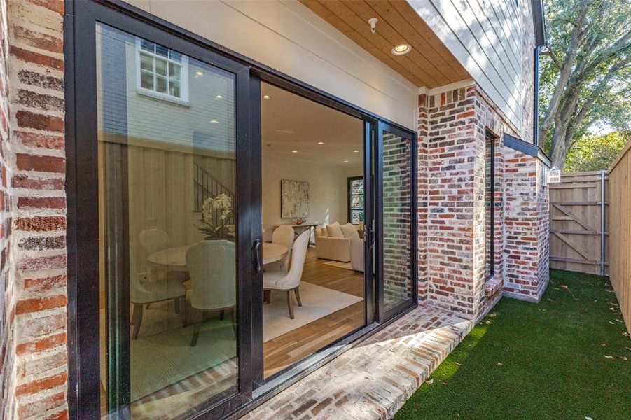 Exterior details and patio area of a home in , University Park (Image 2).