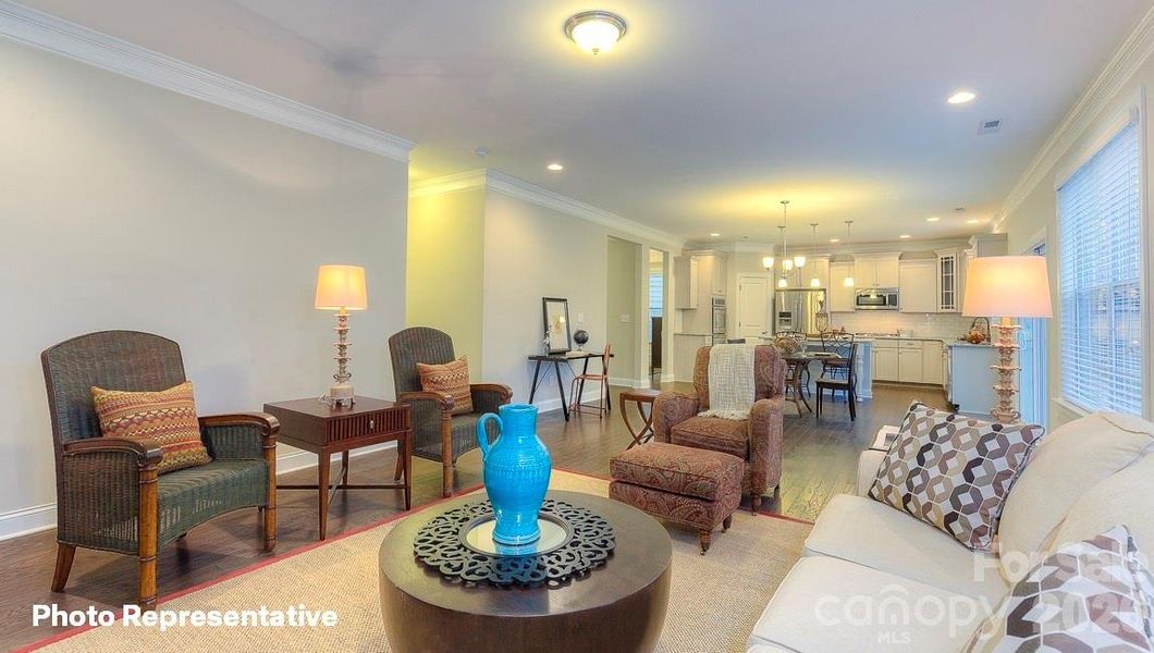 Furnished interior view inside a new home in Sylvan Creek, Denver (Image 8).