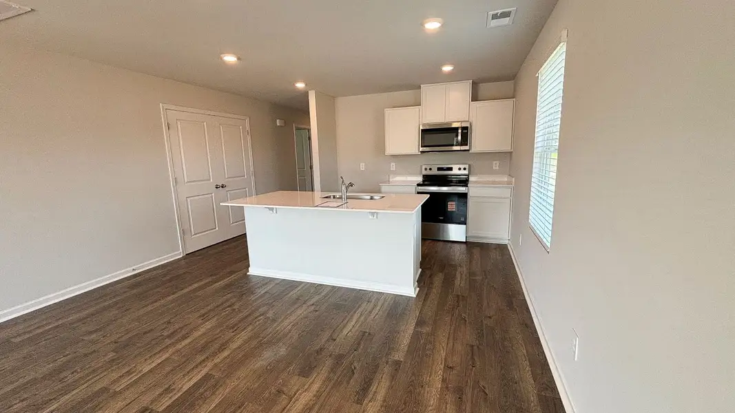 Furnished interior view inside a new home in Parkside Point, Portland (Image 4).