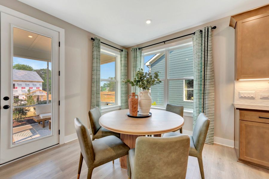 Furnished interior view inside a new home in Friendship Village, Apex (Image 10).