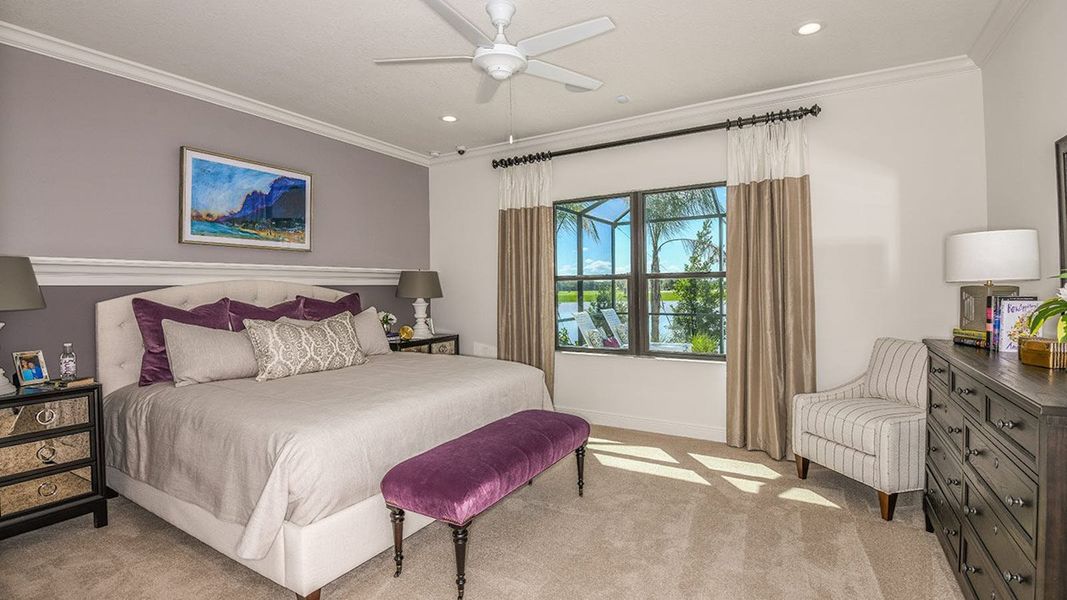 Furnished interior view inside a new home in Canoe Creek, Parrish (Image 9).