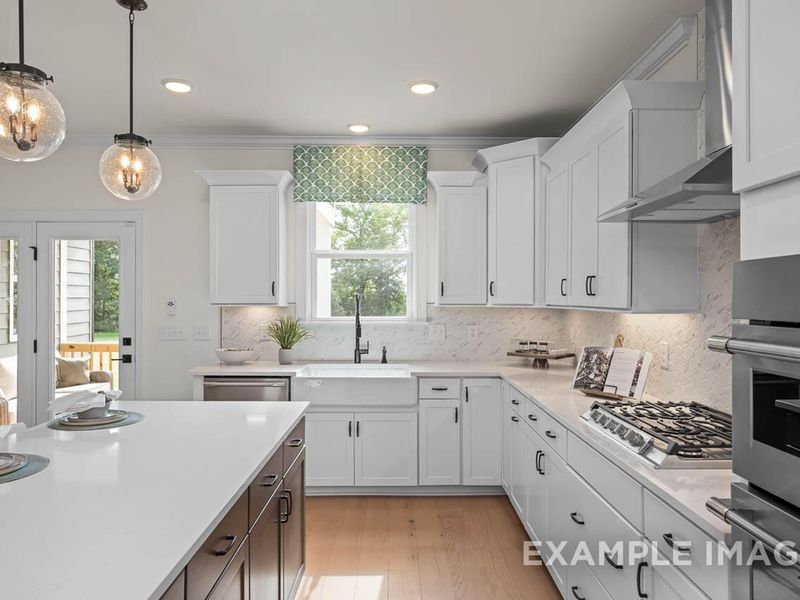 Furnished interior view inside a new home in Tobacco Road, Angier (Image 17).