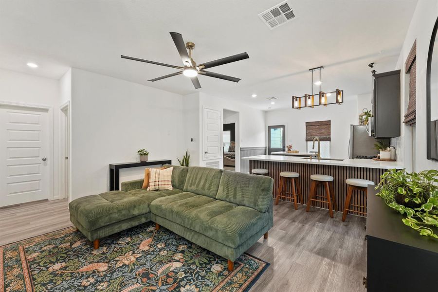 Furnished interior view inside a new home in Maple Heights, Porter (Image 14). Furnished interior view inside a new home in Maple Heights, Porter (Image 14).