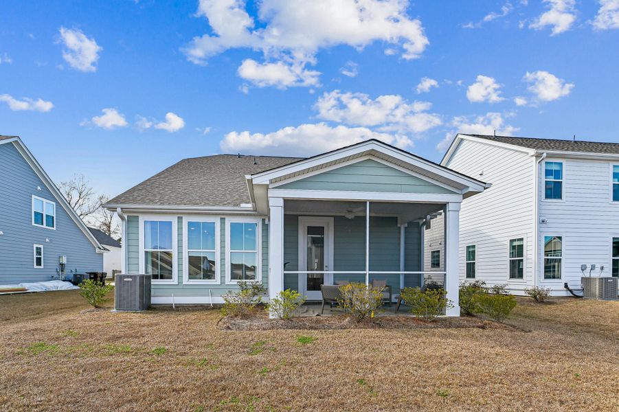Exterior details and patio area of a home in , Moncks Corner (Image 3). Exterior details and patio area of a home in , Moncks Corner (Image 3).