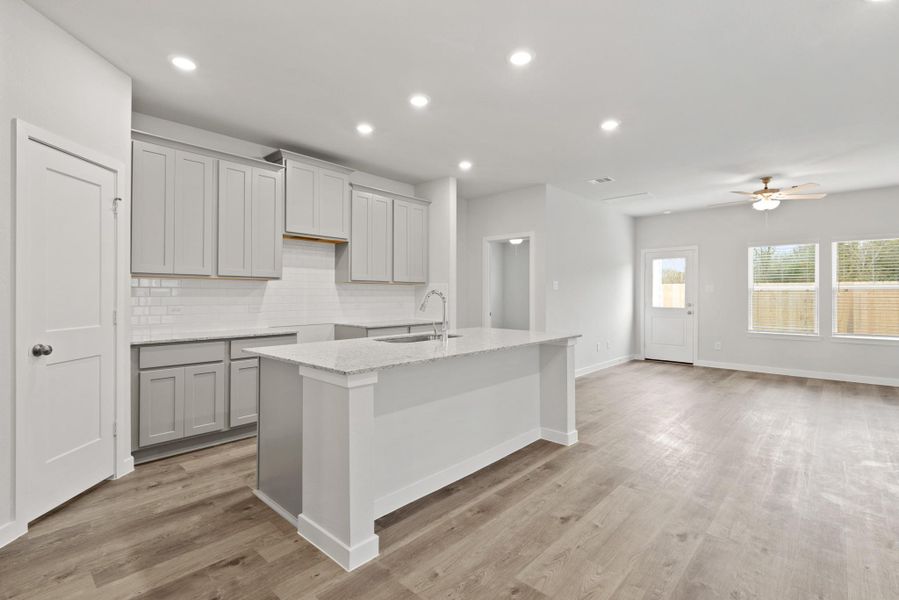 Furnished interior view inside a new home in Barrett Crossing, Crosby (Image 4).