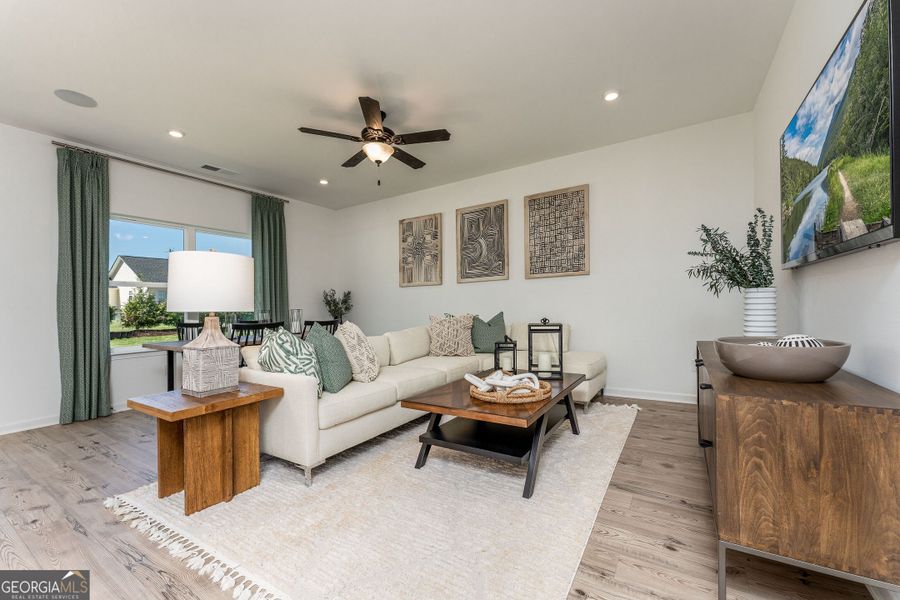 Furnished interior view inside a new home in Cobblestone Crossing Commons, Byron (Image 7).