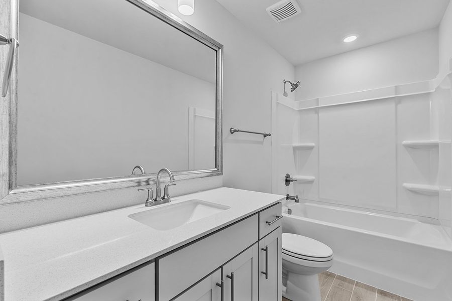 Furnished interior view inside a new home in Fieldstone, Lexington (Image 28). Furnished interior view inside a new home in Fieldstone, Lexington (Image 28).