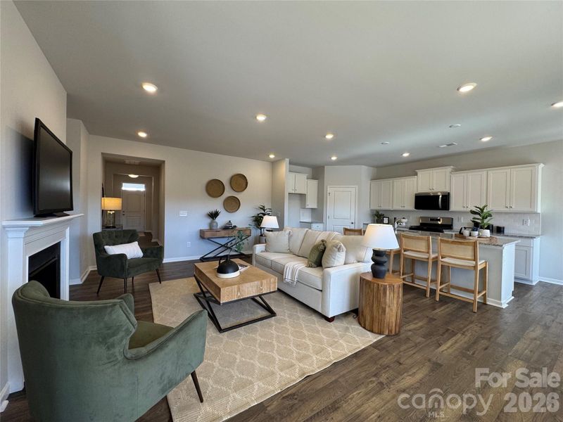Furnished interior view inside a new home in McFarland Estates, York (Image 10).