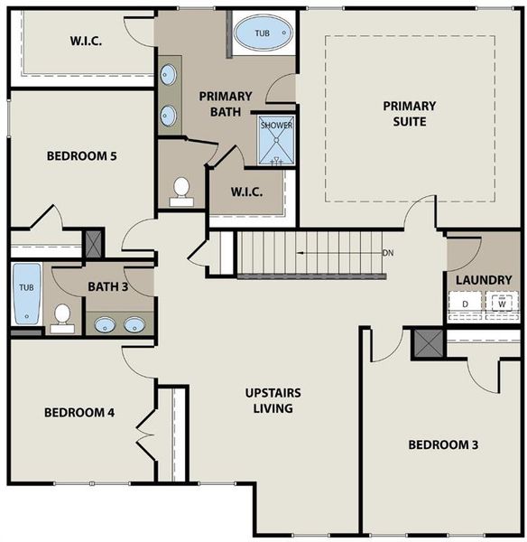 2D floor plan layout of this home in , Bonaire, GA (Image 2). 2D floor plan layout of this home in , Bonaire, GA (Image 2).