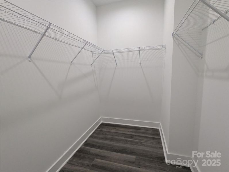 Primary walk-in closet