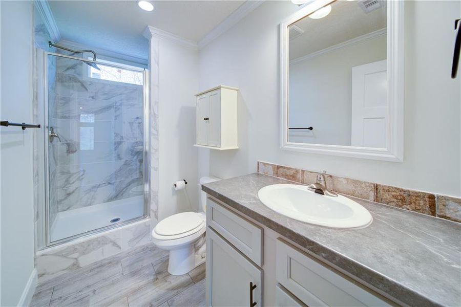 Furnished interior view inside a new home in , Blue Ridge (Image 13).