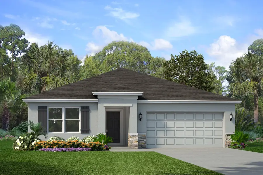 Representative exterior photo of a completed home built from the Sky by Park Square Residential in Leela Reserve, Tavares, FL (Image 9). Representative exterior photo of a completed home built from the Sky by Park Square Residential in Leela Reserve, Tavares, FL (Image 9).