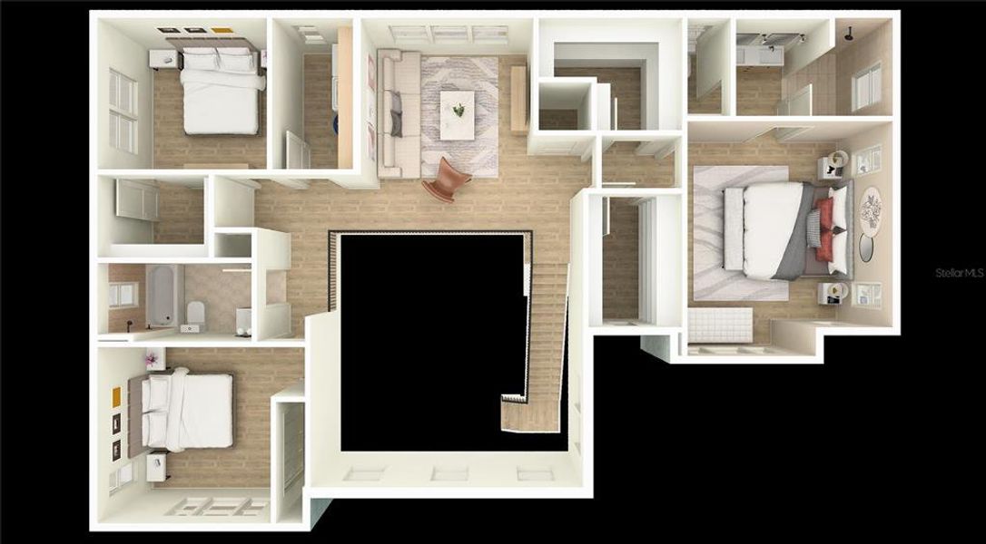 2D floor plan layout of this home in , Tampa, FL (Image 19).