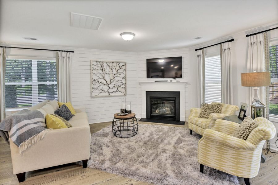 Furnished interior view inside a new home in Central Creek, Goose Creek (Image 24).