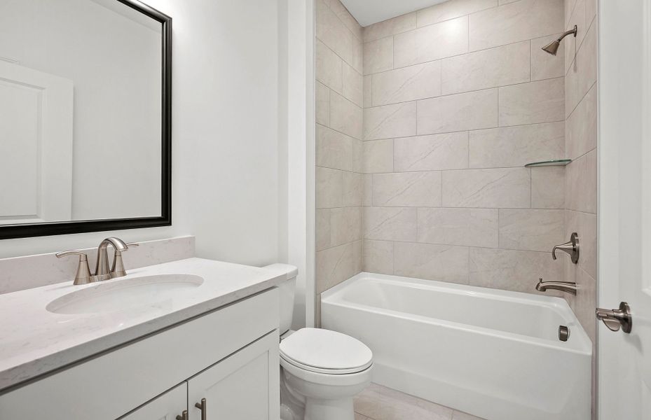 Furnished interior view inside a new home in Carolina Riverside, Belmont (Image 14).