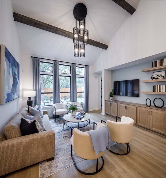 Representative Family Room - some options shown