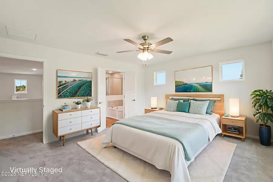 Furnished interior view inside a new home in Panther Creek, Jacksonville (Image 5).