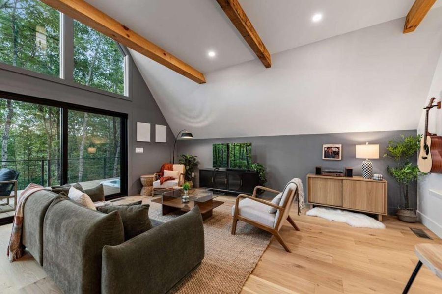Furnished interior view inside a new home in , Blue Ridge (Image 8).