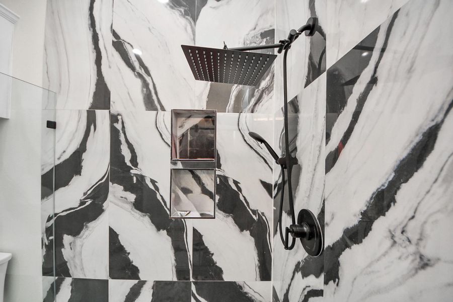 Close-up of interior finishes inside a home in , Houston (Image 19).