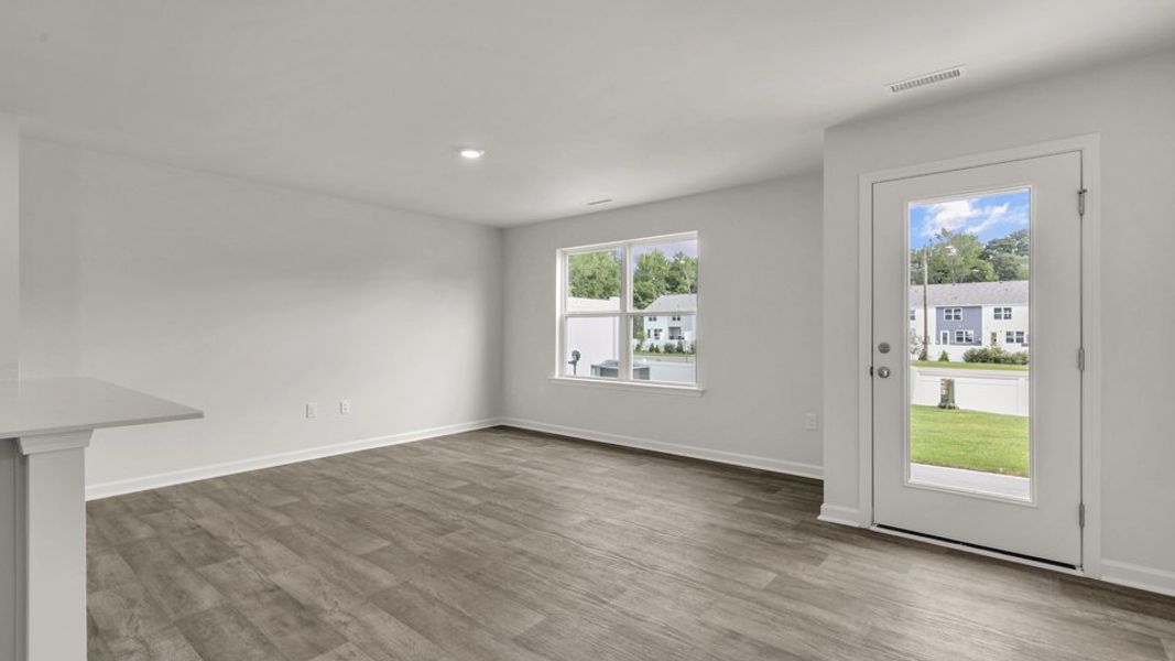 Spacious, unfurnished interior of a new home in The Townes at Wilson's Ridge, Smithfield (Image 16).