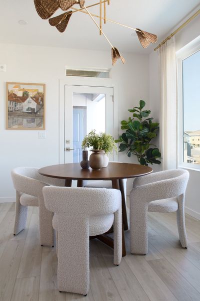 Furnished interior view inside a new home in Lyric at RidgeGate Condos, Lone Tree (Image 17).
