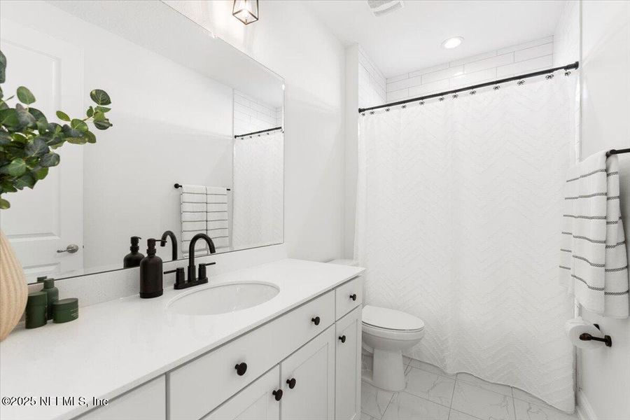 Furnished interior view inside a new home in , St. Johns (Image 41).