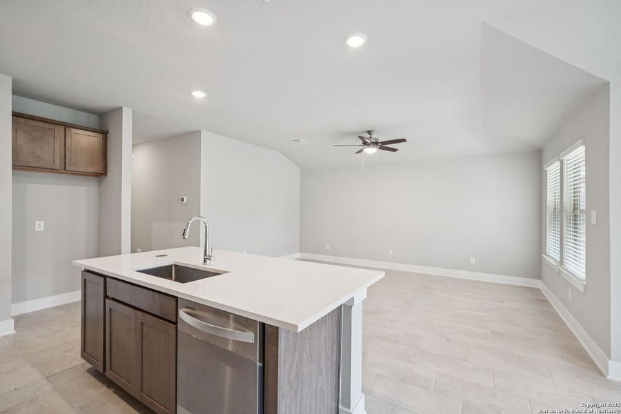 Furnished interior view inside a new home in Comanche Ridge, San Antonio (Image 16).
