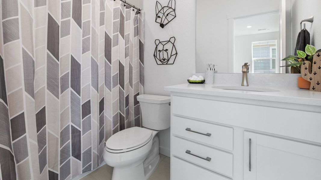 Furnished interior view inside a new home in Westerly, Erie (Image 12).