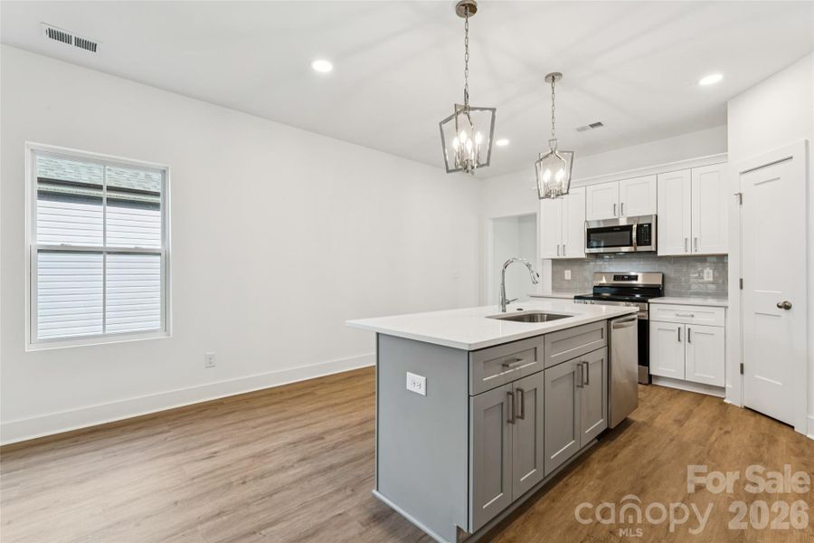 Furnished interior view inside a new home in , Spencer (Image 7). Furnished interior view inside a new home in , Spencer (Image 7).