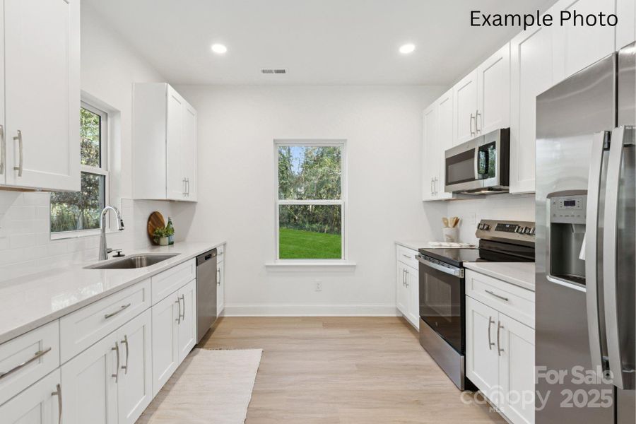 Furnished interior view inside a new home in , Charlotte (Image 13).