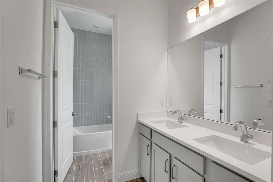 Furnished interior view inside a new home in Avalon Woods, Winter Garden (Image 17).