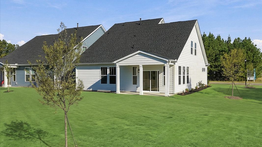 Exceptional outdoor living begins with a covered back porch in this thoughtfully designed home in Fountain Inn, SC Exceptional outdoor living begins with a covered back porch in this thoughtfully designed home in Fountain Inn, SC