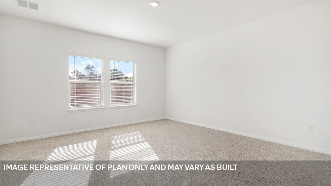 Spacious, unfurnished interior of a new home in Bar W Ranch, Leander (Image 9).