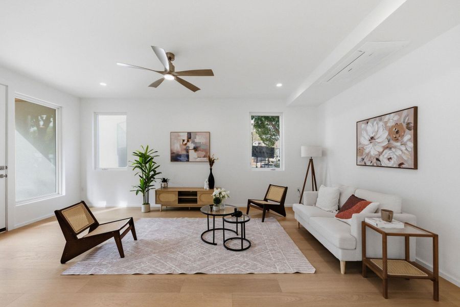 Furnished interior view inside a new home in , Austin (Image 10).