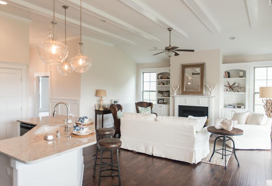 Representative furnished interior of a home built from the Lanai by Bill Clark Homes in The Sanctuary at Sunset Beach, Sunset Beach (Image 6). Representative furnished interior of a home built from the Lanai by Bill Clark Homes in The Sanctuary at Sunset Beach, Sunset Beach (Image 6).