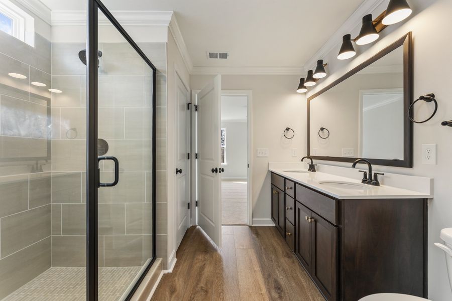 Furnished interior view inside a new home in Parris Meadows, Chesnee (Image 14).