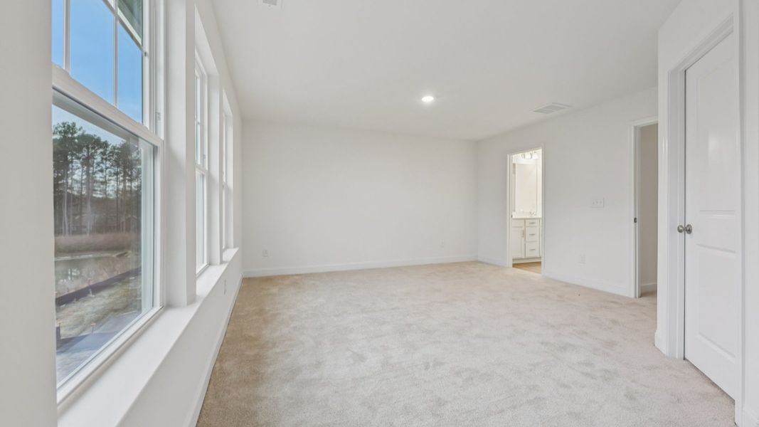 Furnished interior view inside a new home in Kensley Grove, Fuquay Varina (Image 22).