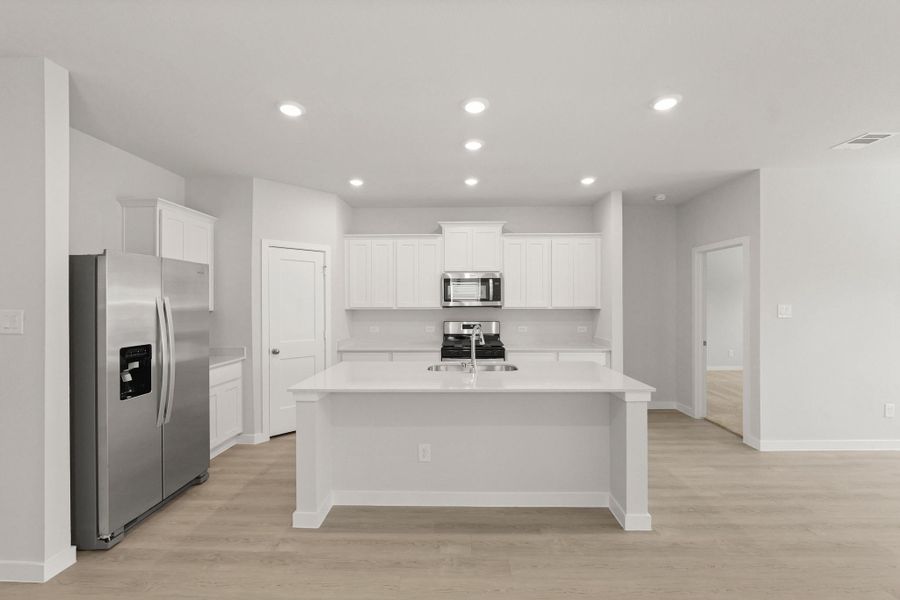 Furnished interior view inside a new home in Northpark South, Porter (Image 6).