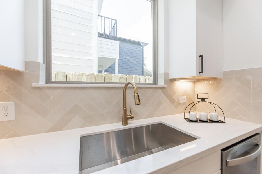 Close-up of interior finishes inside a home in , Houston (Image 20).