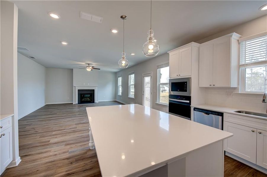 Furnished interior view inside a new home in Hamilton Lakes, Lawrenceville (Image 9). Furnished interior view inside a new home in Hamilton Lakes, Lawrenceville (Image 9).