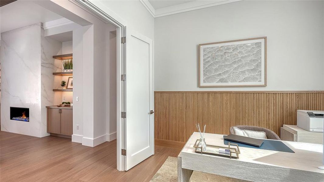 Furnished interior view inside a new home in , Sarasota (Image 16).