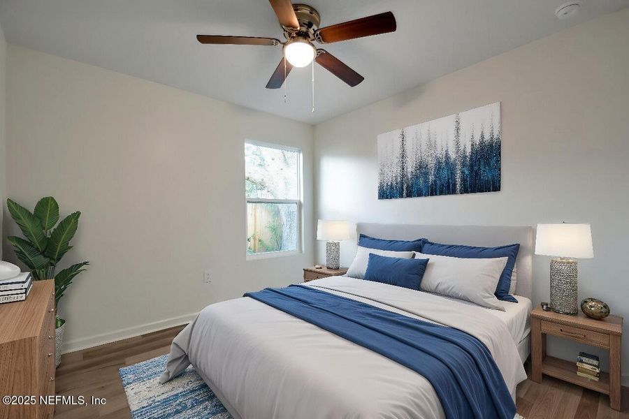 Furnished interior view inside a new home in , Jacksonville (Image 12). Furnished interior view inside a new home in , Jacksonville (Image 12).