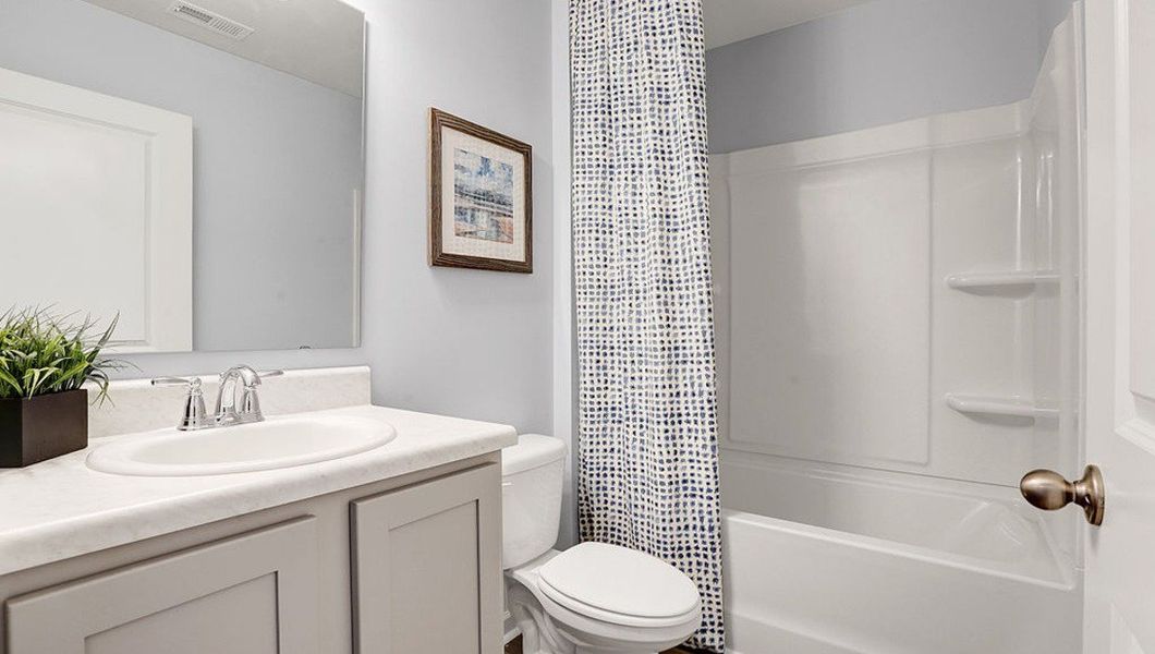 Furnished interior view inside a new home in Holly Oaks, Statesboro (Image 22).