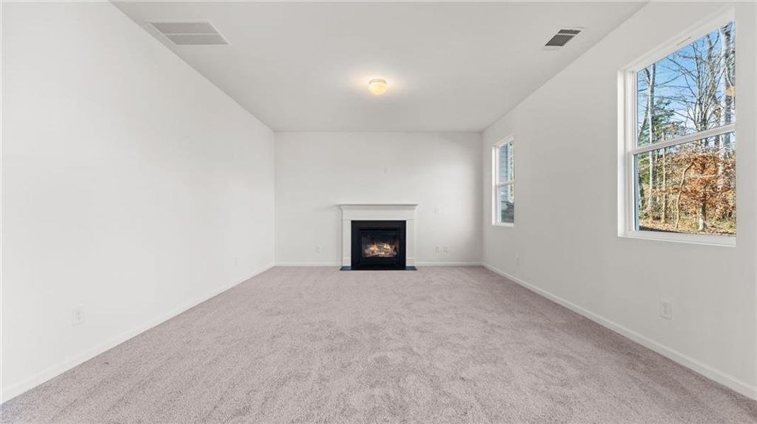 Spacious, unfurnished interior of a new home in The Reserve at Willow Oaks, Canton (Image 12).