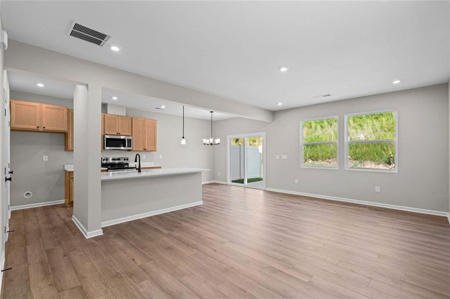 Spacious, unfurnished interior of a new home in Villas at Gold Creek, Dawsonville (Image 17). Spacious, unfurnished interior of a new home in Villas at Gold Creek, Dawsonville (Image 17).