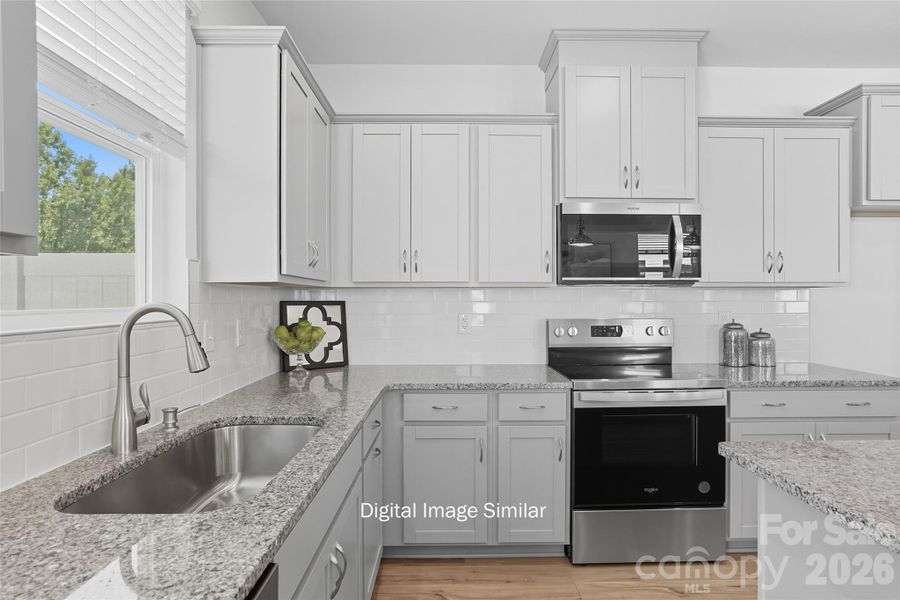 Furnished interior view inside a new home in Bailey Run, Charlotte (Image 14).