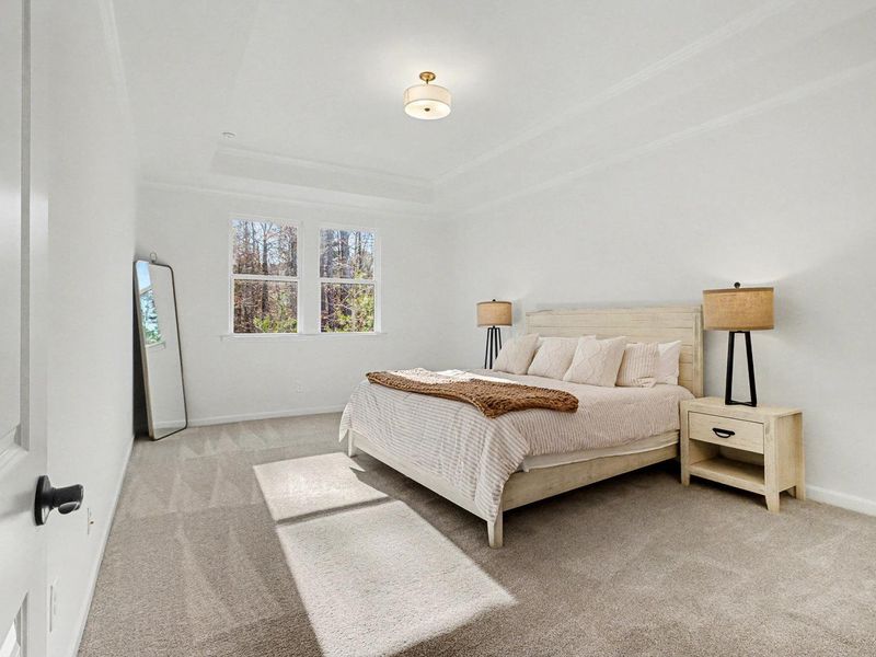 Furnished interior view inside a new home in Kelly Preserve, Loganville (Image 17).
