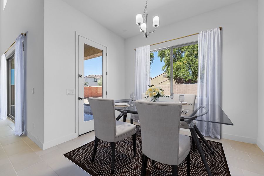 Representative furnished interior of a home built from the Revere by Taylor Morrison in Combs Ranch Landmark Collection, San Tan Valley (Image 10).