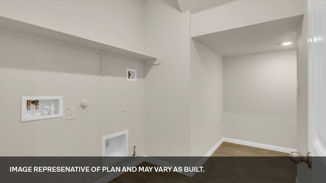 Spacious, unfurnished interior of a new home in Trails at Wildhorse, Austin (Image 17).